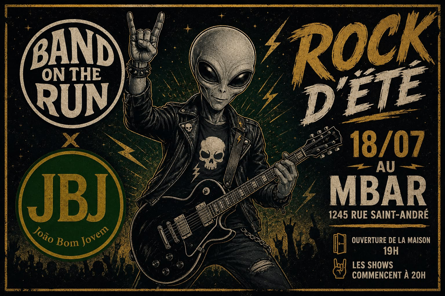 Rock d'Été - Band On The Run & João Bom Jovem